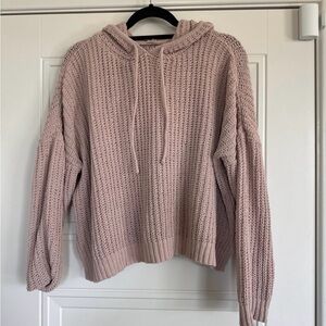 Cozy Pink Knit Sweater